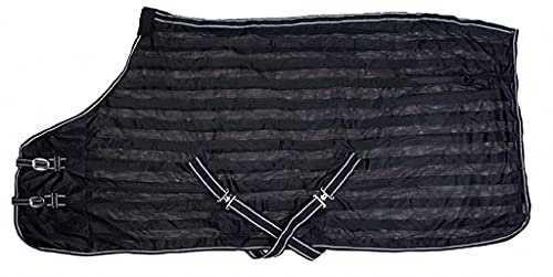 Fliegendecke mit Kreuzgurten schwarz 115