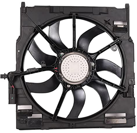 Bapmic Ventilateur de refroidissement moteur 600 W 17428618241 de rechange pour X5 3.0d E70 X6 E71, E72 xDrive30d xDrive35i
