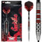 Bulls darts smoke red a 90% tungsten darts stahlspitze 24g