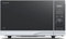 Sharp Mikrowelle YC-PS204AE-S 20L, Silber, 700W Leistung, Halb-digitale Steuerung, 10 Stufen, 8 Automatikprogramme