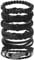 Yolev 6 Stück Armband Herren Punk Geflochtenes Armband für Männer Frauen Manschettenwickel Vintage Armbänder Längenverstellbare Lederarmbänder