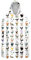 Lukery BadePoncho Strand Poncho mit Kapuze, Hoodie Handtuch Poncho Bademantel 3D Tier Gedruckt, Surfen Schwimmen Baden für Kinder Herren Damen (75x145cm,Huhn)