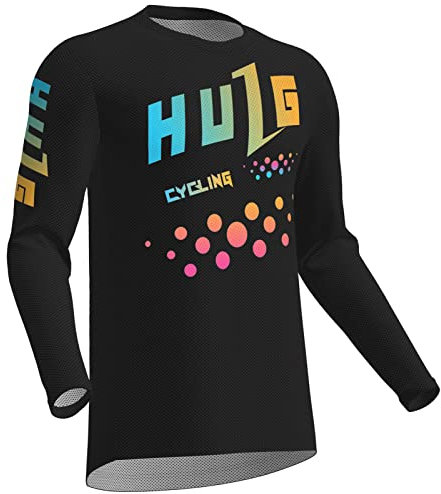 Herren-/Damen-MTB-Jersey, Motocross-Downhill-Anzug,hochwertige Polyesterfaser%, Schnell Trocknend/atmungsaktiv/hautfreundlich,Geeignet Für Alle Sportarten BMX/MTB (Color-03,M)