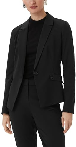 Comma Taillierter Blazer aus Viskosemix
