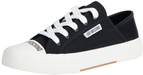 Love Moschino Damen Sneakers, Schwarz, 39 EU