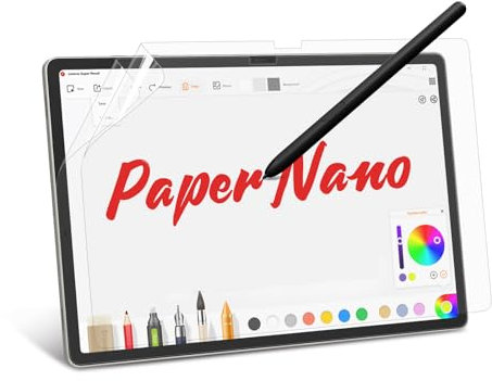 BERSEM 2-Pack Paper Screen Protector for Samsung Galaxy Tab S10 Plus / S9 Plus 2023 / Tab S9 FE Plus/Tab S8 Plus/Tab S7 FE/Tab S7 Plus 12.4 inch, Write as on Paper with S-Pen, Anti-Glare