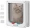 Coptiner Cat Door Lockable, Medium Cat Flaps, Pet Safety Interior Door, 4 Way Locking Cat Flap Door for Wall Interior Exterior Door, Pet Door for Cats and Small Dogs