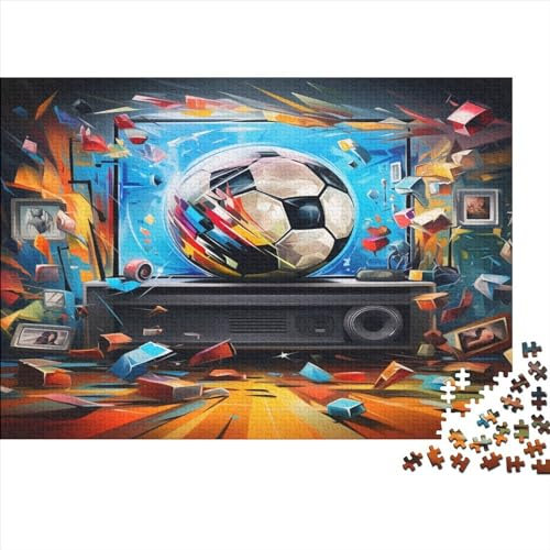 SaifFe Tv Football Jigsaw Puzzle is a Challenging Game,Jigsaw Puzzle Football That Requires Patience and Persistence,Challenge Educational Game Challenge Toy/Style/1000Pcs (75 * 50Cm)