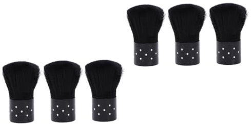 Healeved 6pcs Portable Mushroom Cleaning Brush for Manicure Nail Art Soft Powder Brushes for Home Salon Use Gentle Skin for Makeup Application and Dust Removal
