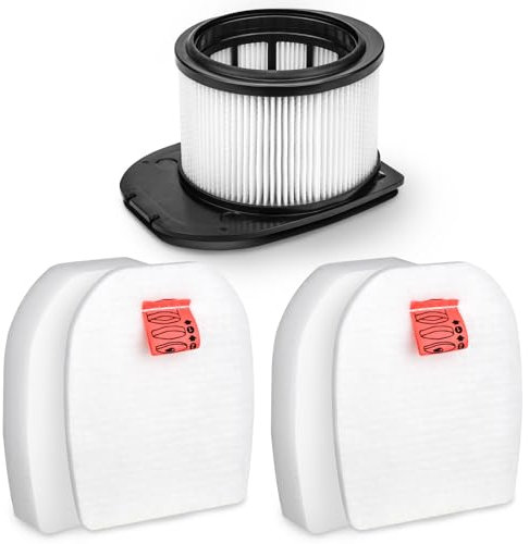 Mellbree HEPA & Felt Foam Filter Combo: Compatible with Shark IZ400UK, IZ400UKT, IZ420UK & IZ420UKT - 2 Washable Felt Filters + 1 HEPA Air Filter
