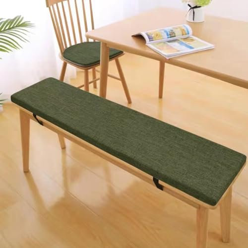 5CM Dicke Sitzauflage Sitzkissen Bank, Bankauflage Bankkissen, Waschbare Stuhlkissen Bankpolster, Gartenbank Auflage Outdoor, Sitzkissen Groß für Stuhl Boden Bürostuhl,Kaffee grau, 170x50x5CM