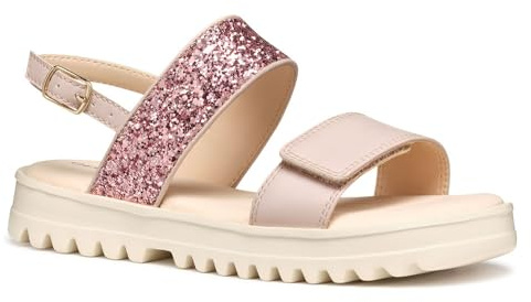 GEOX JUNIOR J SANDAL CORALIE GIR BEIGE/PLATINUM 38_EU