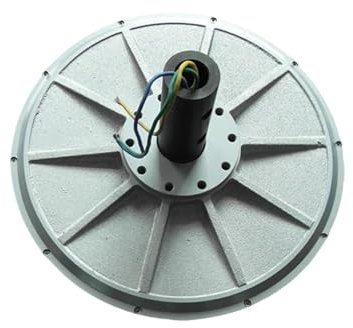 Generatore di turbina eolica, Generatore eolico 1KW 48V 96V 110RPM Generatore a magnete permanente coreless Generatore eolico trifase a bassa velocità di avviamento ,per uso domestico in fabbrica(96VA