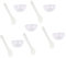 10Pcs Face Mixing Bowl Homemade Facial Bowl Face Applicator Cosmetic Supplies Beauty Tool For Massage Body Face