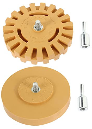 KONTONTY 2stücke Aufkleber Entferner Radiergummi Für Auto Vinyl Klebstoff Entfernung Werkzeug Leicht Tragbar Einfach Zu Bedienen