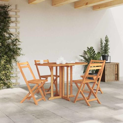 Emmtore Gartentisch Butterfly Klappbar Schmetterling Holztisch Tisch Gartenmöbel Balkontisch Teaktisch 120x70x75 cm Teak Massivholz