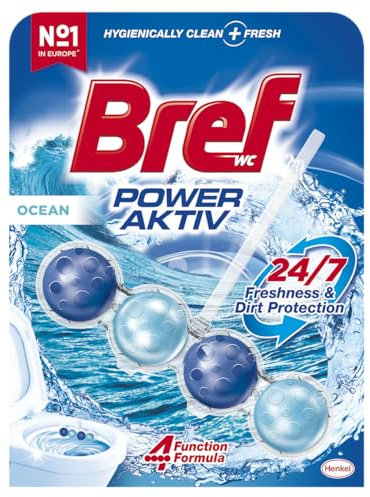 BREF - Bloc WC - Formule 4 éléments actifs - FRAICHEUR OCEAN Power balls - 50g
