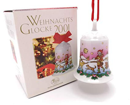 Hutschenreuther Porzellanglocke Weihnachtsglocke 2001 OVP -