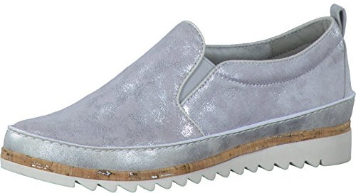 Jana Damen Slipper Da.-Slipper 8-8-24600-28-212 grau 219191
