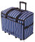 Sewing Online Extra große Nähmaschinen-Trolley-Tasche auf Rollen aus strapazierfähigem marineblauem Stoff mit weißen Streifen, 63 x 43 x 30 cm, Birke 006107/STRIPE-NVY