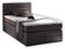 Stella Trading HAWAII 1 Boxspringbett 140x200 mit Bettkasten, Anthrazit 2 - Bequemes Bett mit Bonell Matratze H2-H3 & Komfortschaum Topper - 141 x 107 x 209 cm (B/H/T)