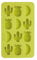 Barcraft Bac à Glaçons en Silicone Tropical Chic Novelty, 22 X 13 cm (8.5 X 5) - Vert