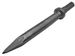Padre P066 Pneumatik/Druckluft Meißel Sechskant 20 x 66 mm Aufnahme Spitzmeißel aus Hartstahl