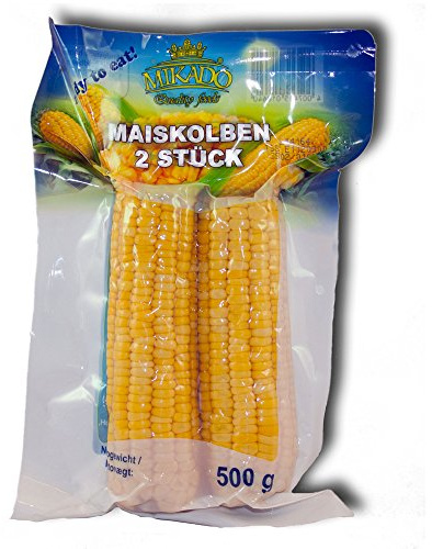 Mikado Corn on The cob, Pack of 12 (12 x 500 ml)