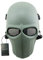 WISEONUS Taktisch Airsoft Paintball Cs Kriegsspiel Schützend Masken Halloween Cosplay Vollmasken Ausrüstung (OD)