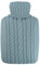 Hugo Frosch Wärmflasche Klassik 1,8 l mit Strickbezug pastellblau