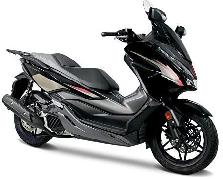 Uniracing K47493 Dekoration Aufkleber Kit Honda Forza 125/300 '19, Schwarz