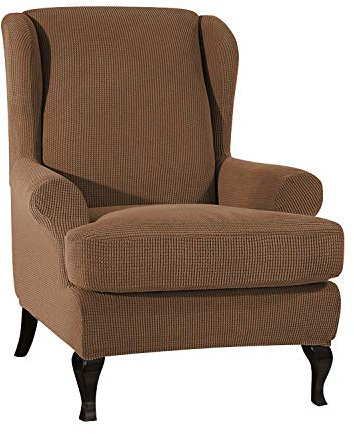 PETCUTE Ohrensessel husse ohrensessel bezug Stretch sesselhussen Sessel bezug husse für ohrensessel