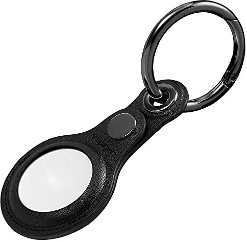 Spigen Valentinus mit Schlüsselanhänger Ring Entwickelt für AirTag Case Cover AirTags Halter (2021) - Schwarz