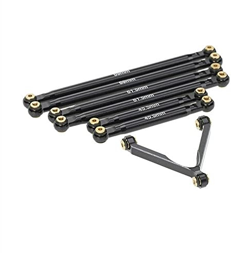 DollaTek Aluminum Suspension Links Set for SCX24 AXI90081 Upgrades 1/24 RC Crawler Car
