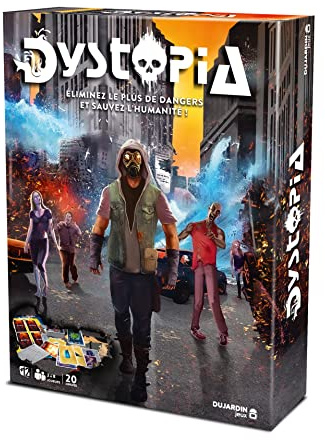 Dujardin Dystopia – Strategiespiel – Retten Sie die Menschheit – Kartenspiel – Gesellschaftsspiel für Jugendliche und Erwachsene – ab 12 Jahren – 2 bis 8 Spieler