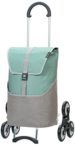 ANDERSEN Einkaufstrolley - Treppensteiger Scala Shopper Vigo Mint 46 L einkaufen,hochwertig, leichtgängig, Räder abnehmbar, Treppensteiger