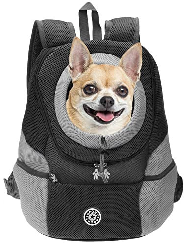 ESPFHN Zaino per cani Head Out Zaino traspirante Zaino impermeabile per cani di piccola taglia gatti cucciolo zaino trasportino zaino regolabile imbottito a tracolla per escursionismo viaggi