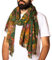 PANASIAM Scarf Batik 190X116cm, B207 jungle green, L