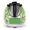 Deko Schutz Aufkleber kompatibel mit Küchenmaschine Thermomix TM6 Design Sticker Klebefolie Zubehör Küchengerät wasserfest selbstklebend RX042 (02 Obst und Gemüse)