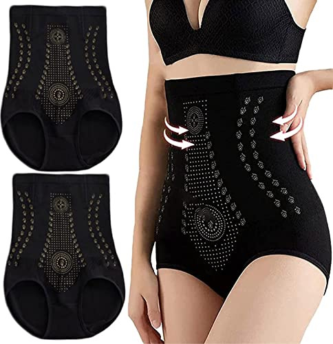 Miederslips Damen 2 Stück Ferninfrarot Negative Sauerstoff Body Suit Geschenk Honeycomb Shaping Höschen Shaper Butt Lifter Unterhose Hip Shapewear Bauchkontrolle Bauchweg