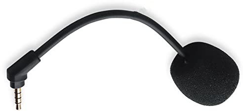 Sostituzione del microfono per cuffie Kingston HyperX Cloud Flight/Flight S, microfono staccabile con indicatore di muto LED accessorio per cuffie