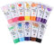 Kit de pintura de dedos, 12 piezas de pinturas ecológicas para niños, lavable, sin olor para proyectos de manualidades