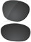 LenzReborn Polarisierte Gläser, kompatibel mit Ray-Ban RB3509-63 Sonnenbrille, weitere Optionen, Dunkelschwarz – polarisiert, Einheitsgröße