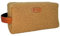 Cravate Avenue Signature Emmanuel Création Bordeaux. Trousse De Toilette. Nomade Bouclette - Camel, Uni - Confectionné En Aquitaine. FABRIQUE EN FRANCE