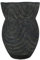 VASE Kreis Zement SCHWARZ/BRAUN