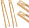 2 Pcs Wooden Tongs for Toaster Bamboo Tongs for Toaster with Magnet Bamboo Tongs for Toaster Wood Toast Tongs Natural Wood Kitchen Utencil for Cooking