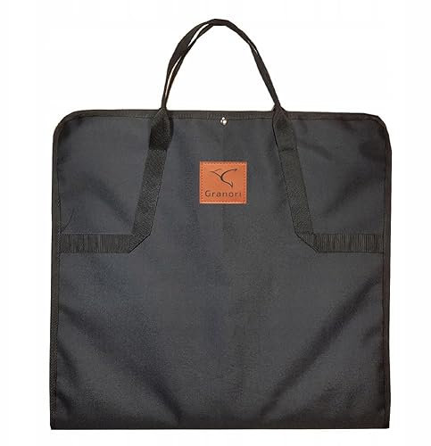 Granori Anzugtasche Handgepäck Kleidersack Reisetasche | Reisesack Tasche für Business Anzug und Hemd für Damen und Herren in schwarz zur Mitnahme im Flugzeug