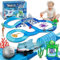 Adeokay Geschenk Junge 3 4 5 6 7 8 Jahre, Autorennbahn ab 3-8 Jahre Kinderspielzeug ab 3-8 Jahre Rennbahn Kinder Spielzeug ab 3-8 Jahre Junge Geburtstagsgeschenk für Mädchen Auto Bagger Spielzeug
