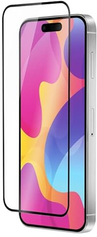 Qdos VERRE OPTIGUARD ECO Glass Plus Clear/Noir iPhone 15