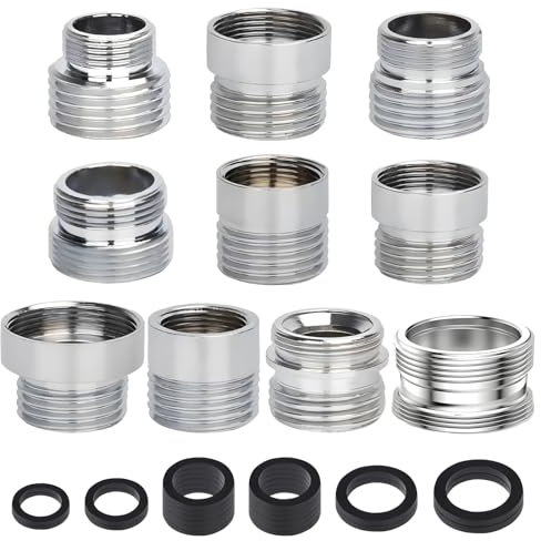 CNYMANY M20 - Set di adattatori per rubinetto da cucina, maschio, femmina, adattatore per rubinetto, collegamento tubo da giardino, filtro per acqua, tubo standard tramite deviatore